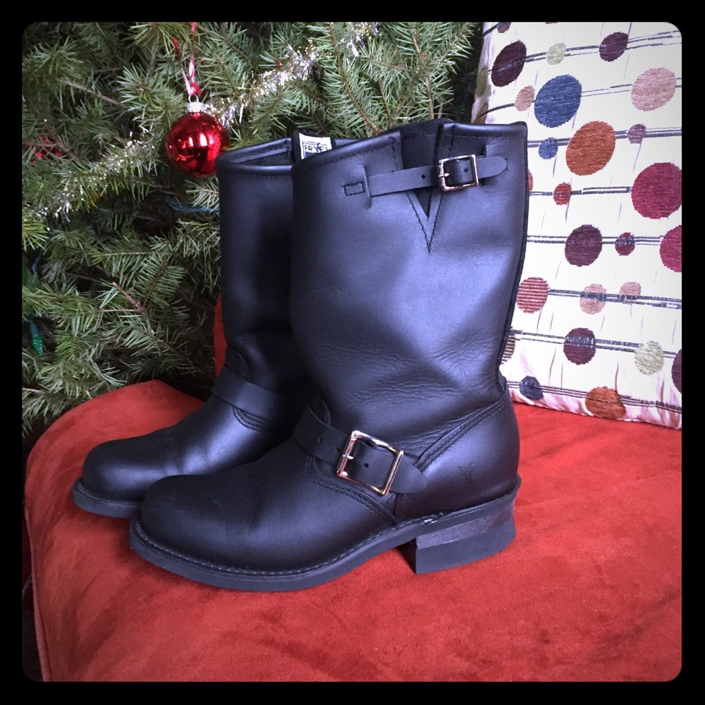 Frye boots.